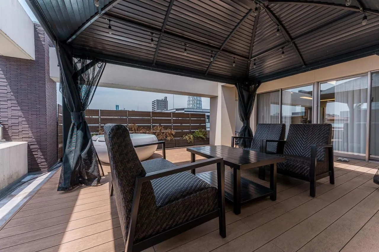 Oshiage Sky View Terrace Penthouse Apartment Tokyo Japan